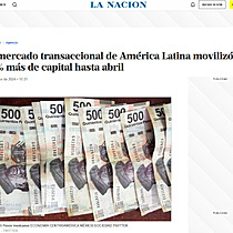 El mercado transaccional de Amrica Latina moviliz un 33% ms de capital hasta abril